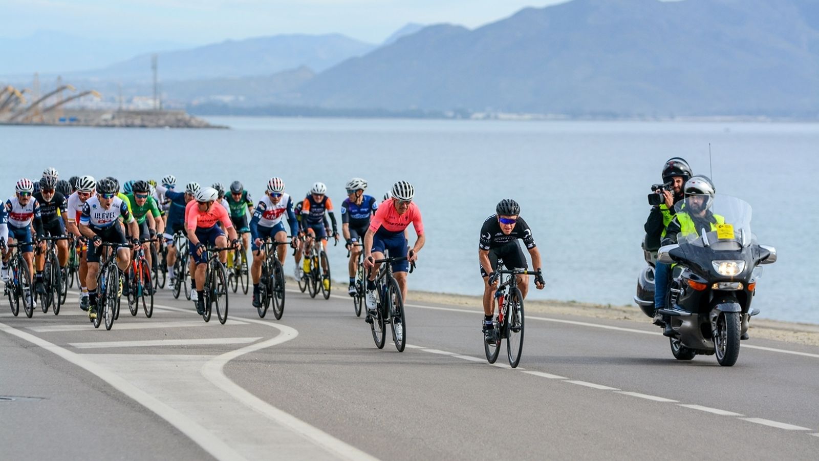 Un instante de la prueba.