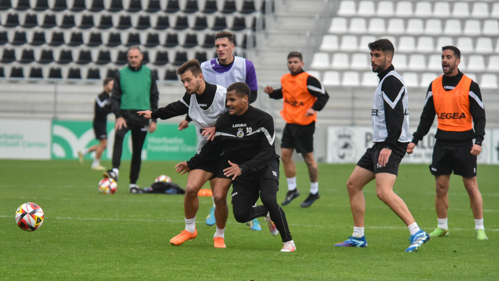 Las fotos del primer entrenamiento de Pitu y Rafa Ortiz con la Balona