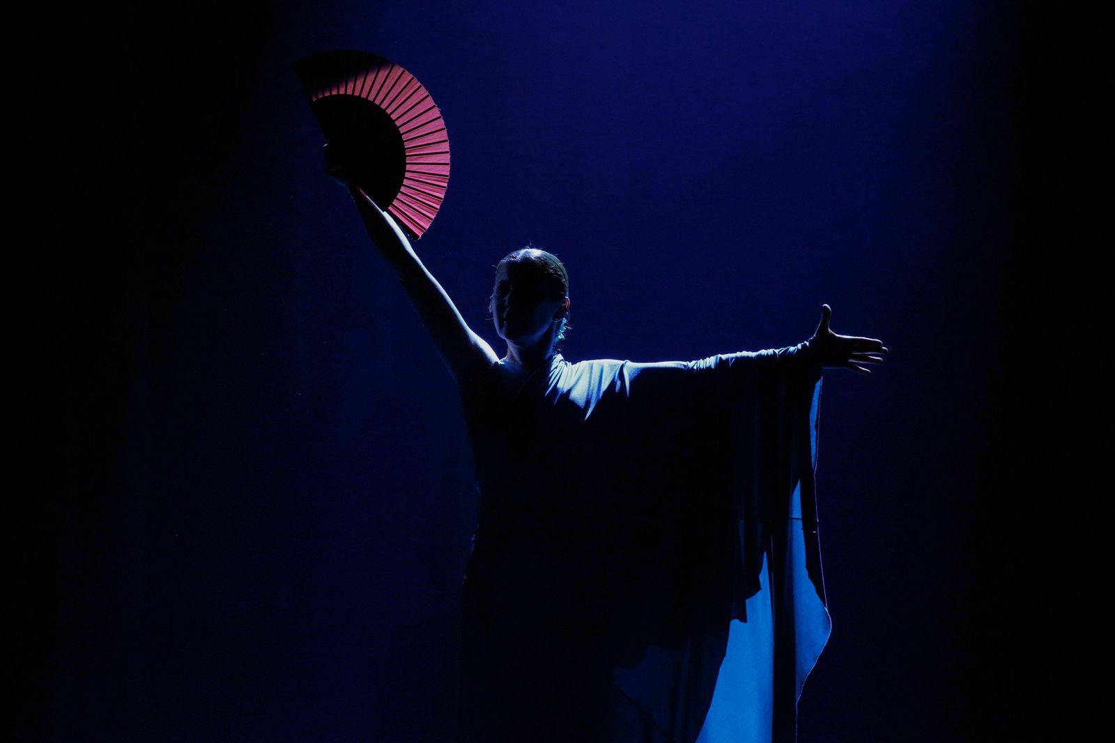 Sara Baras, durante su actuación en Nueva York.