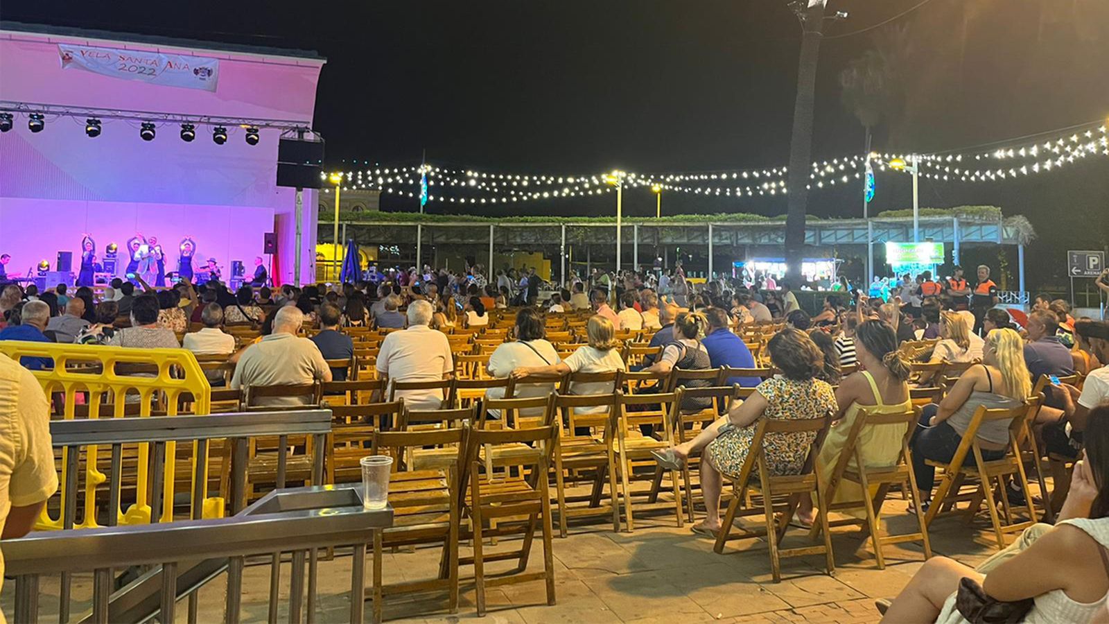 Imagen de la Velá de Santa Ana, en Dos Hermanas.