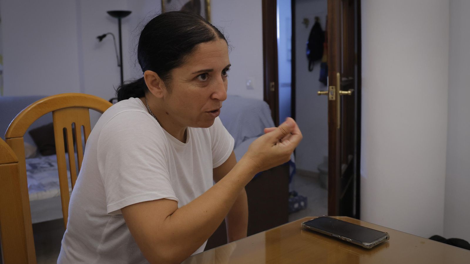 Natividad Roldán, en su casa de Los Molares.