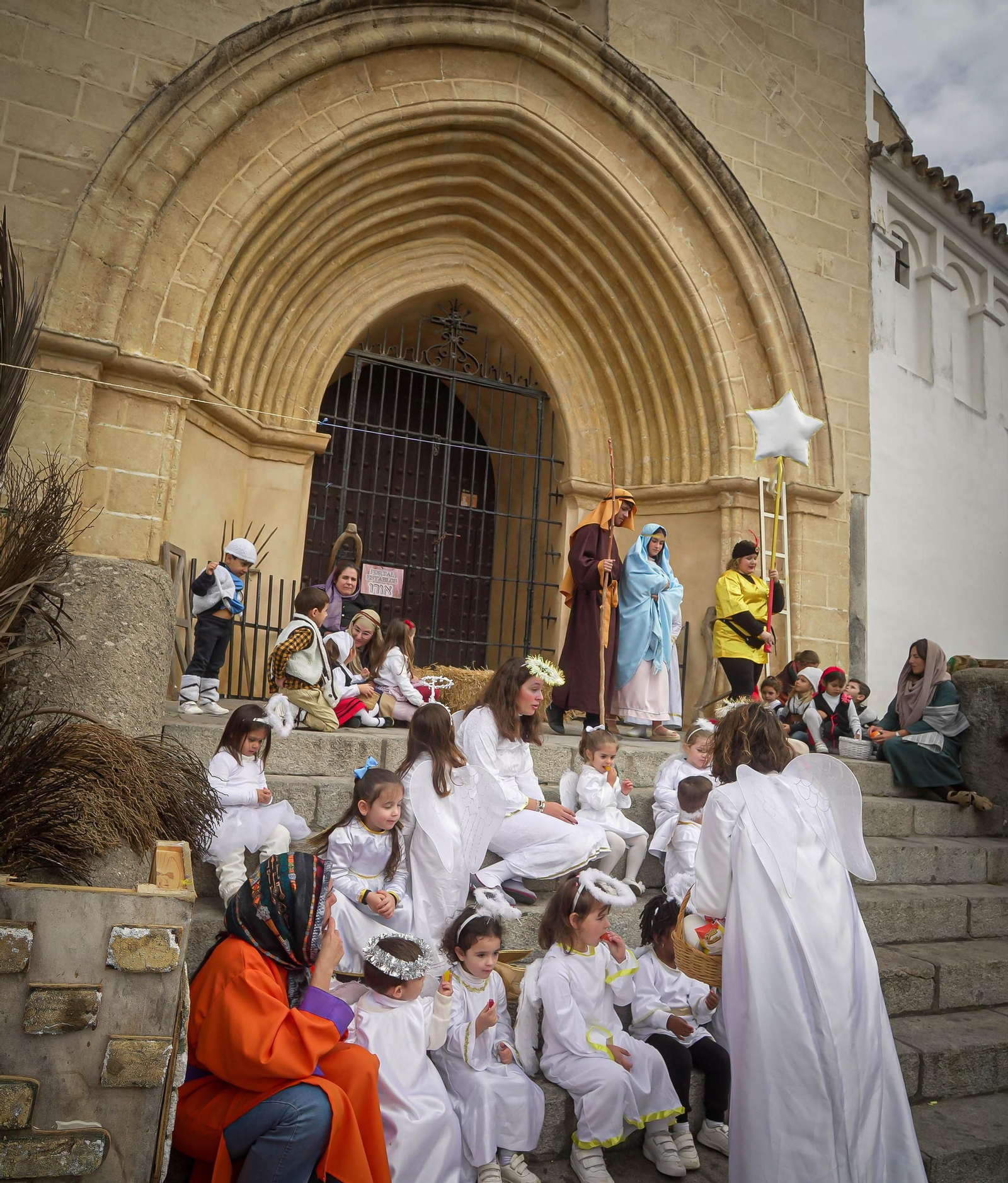 El Belén Viviente de la plaza de San Lucas de Jerez en imágenes