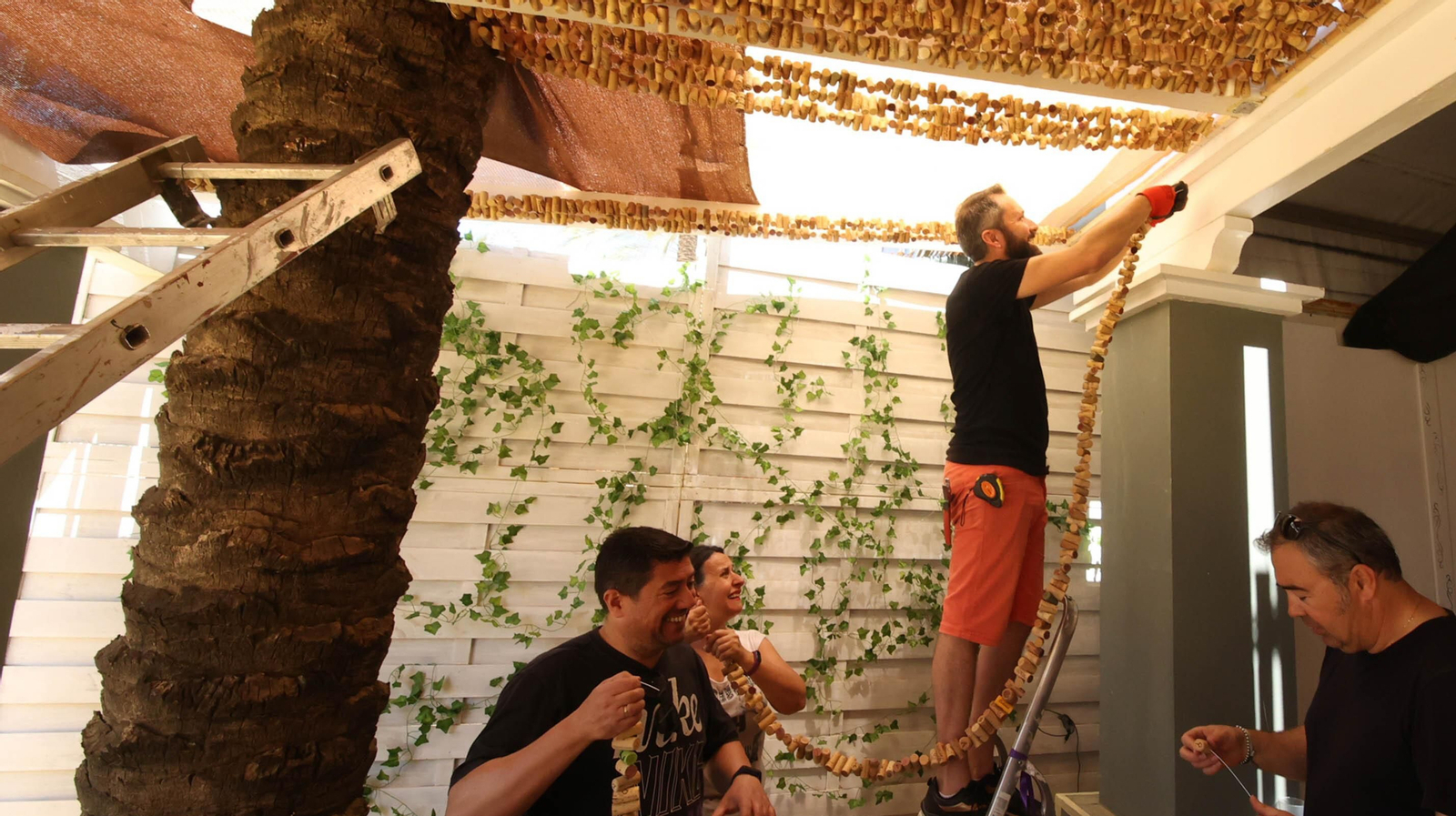 El montaje de la Feria de Jerez va a buen ritmo