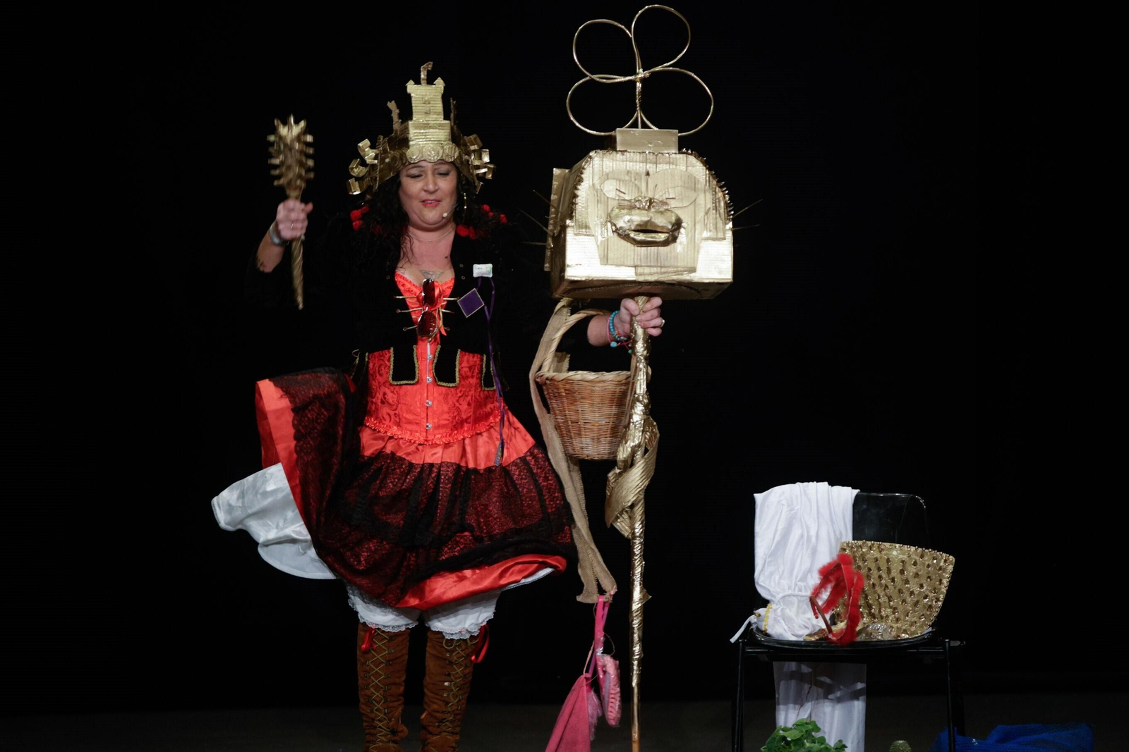 Una de los romanceros participantes en este año.