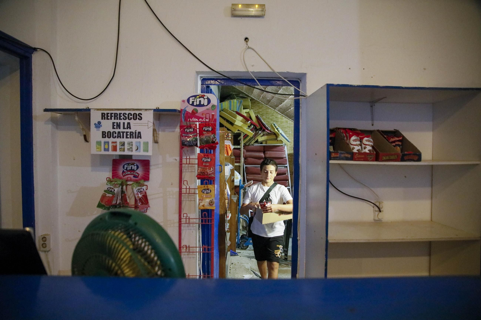 Imágenes de la última proyección en el cine de verano de Garrucha Imágenes de la última proyección en el cine de verano de Garrucha
