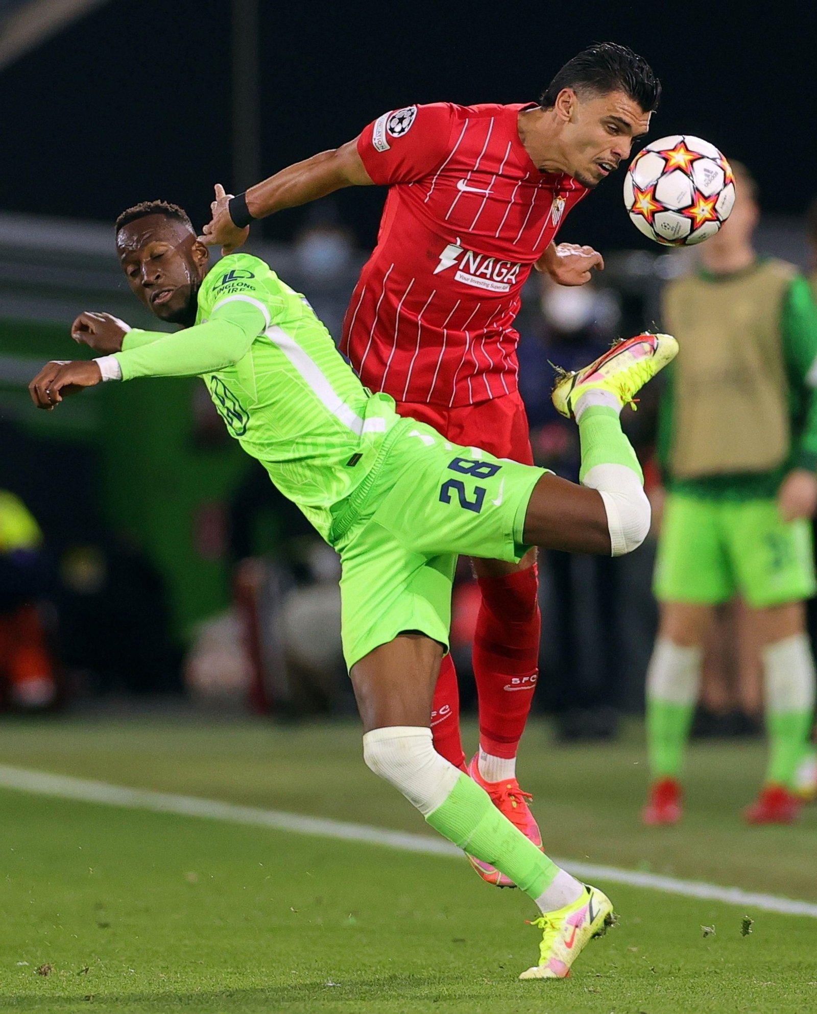 Las imágenes del Wolfsburgo-Sevilla