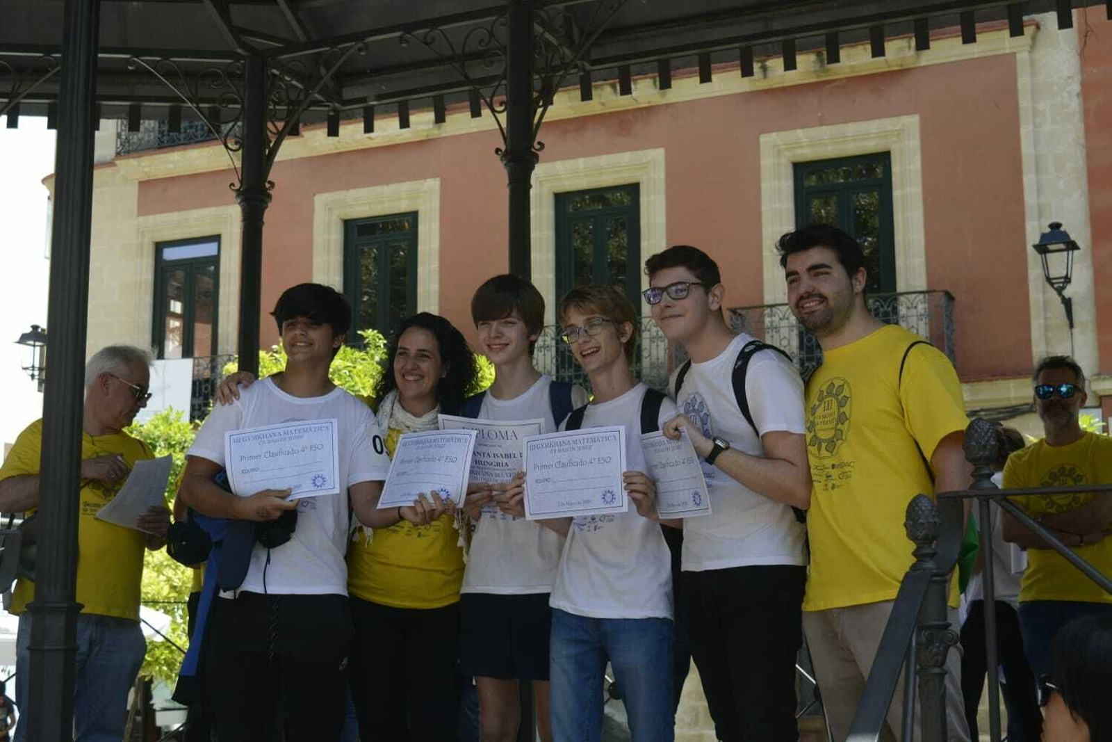 Alumnos del IES Santa Isabel de Hungría, ganadores en 4º de ESO.