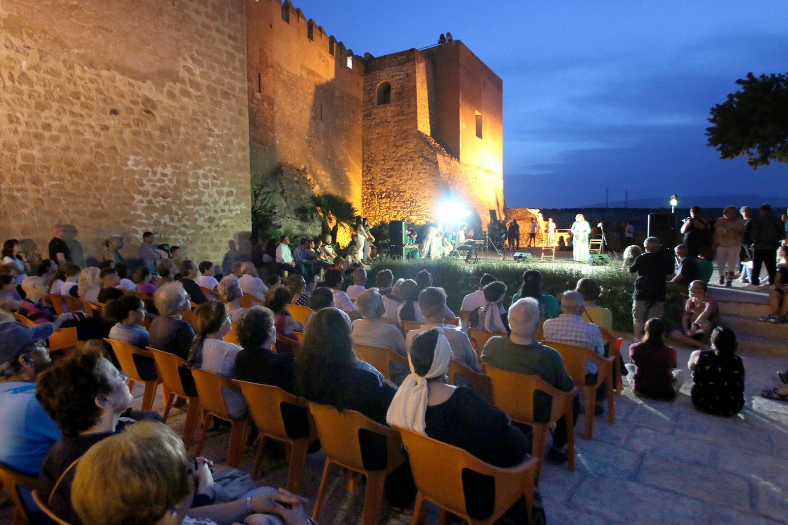 Las imágenes del 'Amanecer en la Alcazaba'