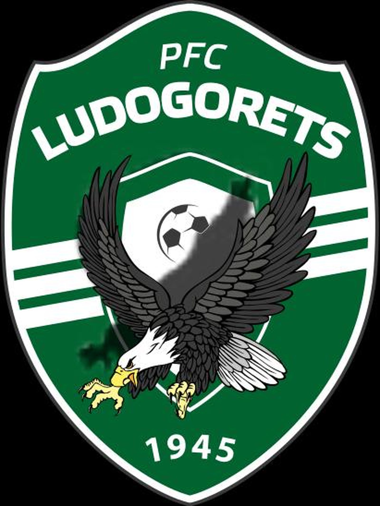 El escudo del Ludogorets con el águila en el centro.