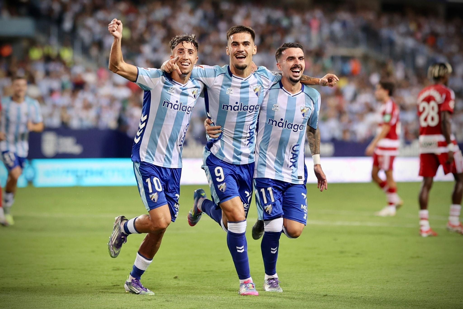Las mejores imágenes del Málaga CF-Granada CF