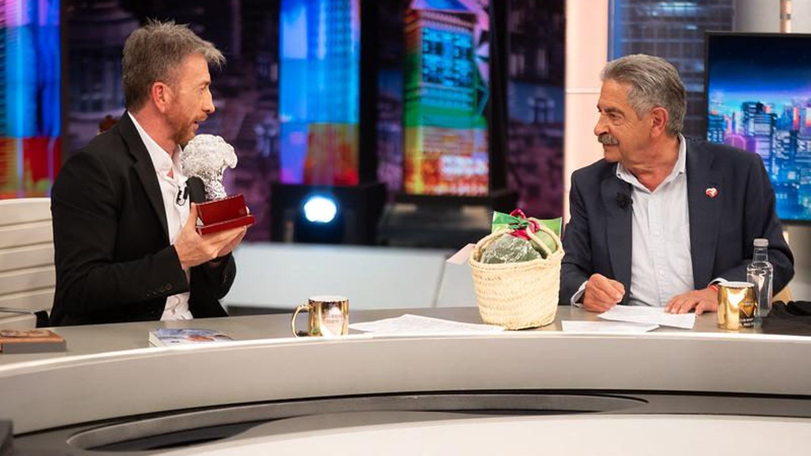 Pablo Motos en su entrevista con Miguel Ángel Revilla días atrás en 'El Hormiguero'