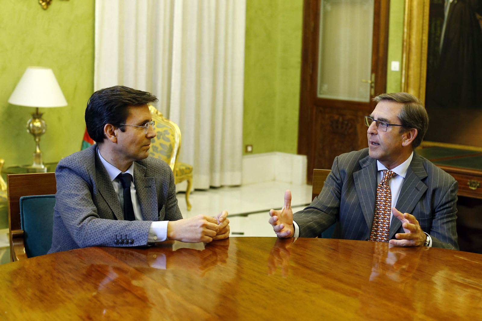 Reunión entre Francisco Cuenca y Leandro Cabrera.