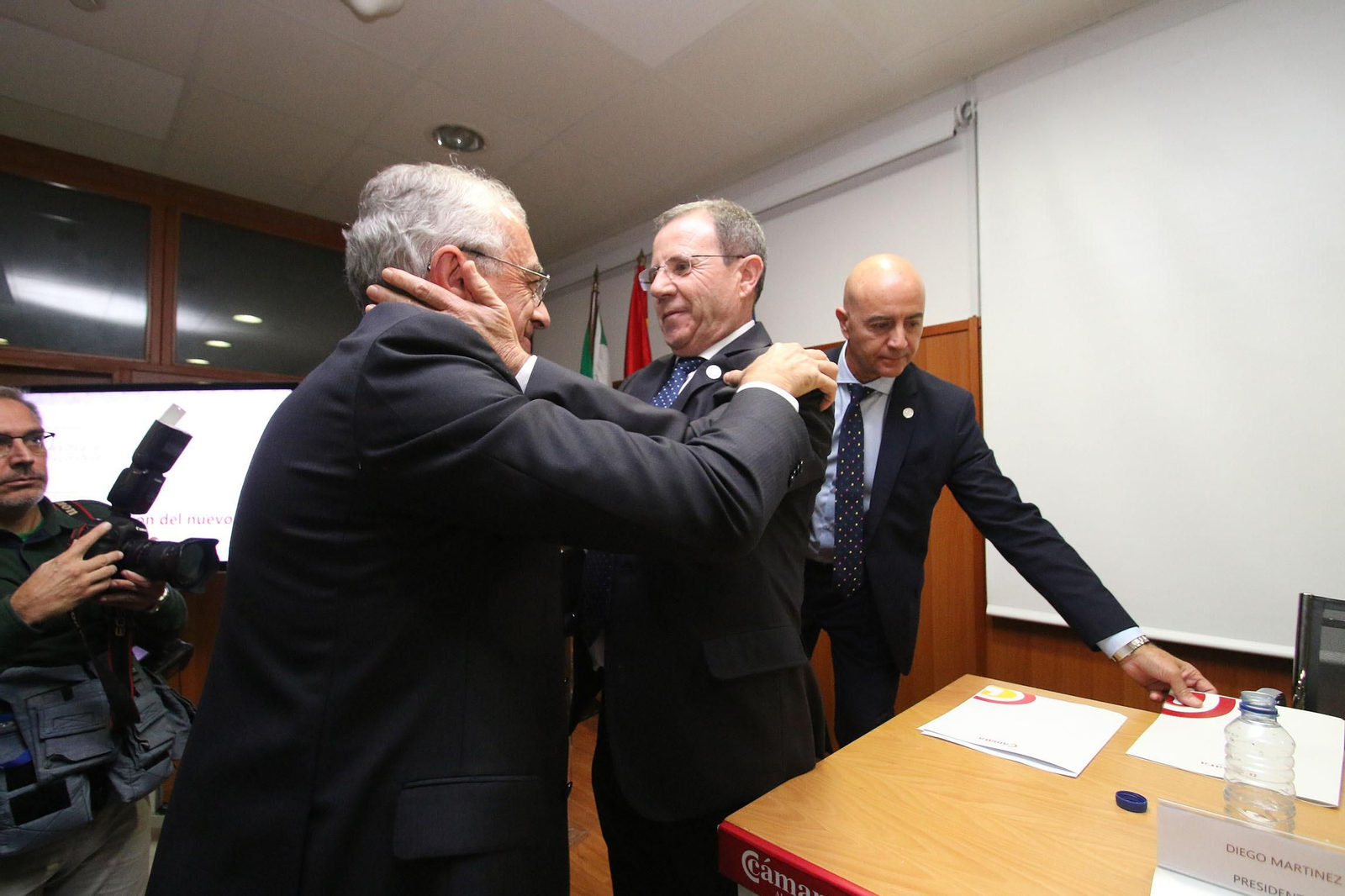 Fotogalería de la toma de posesión de Jerónimo Pérez como presidente de la Cámara de Comercio