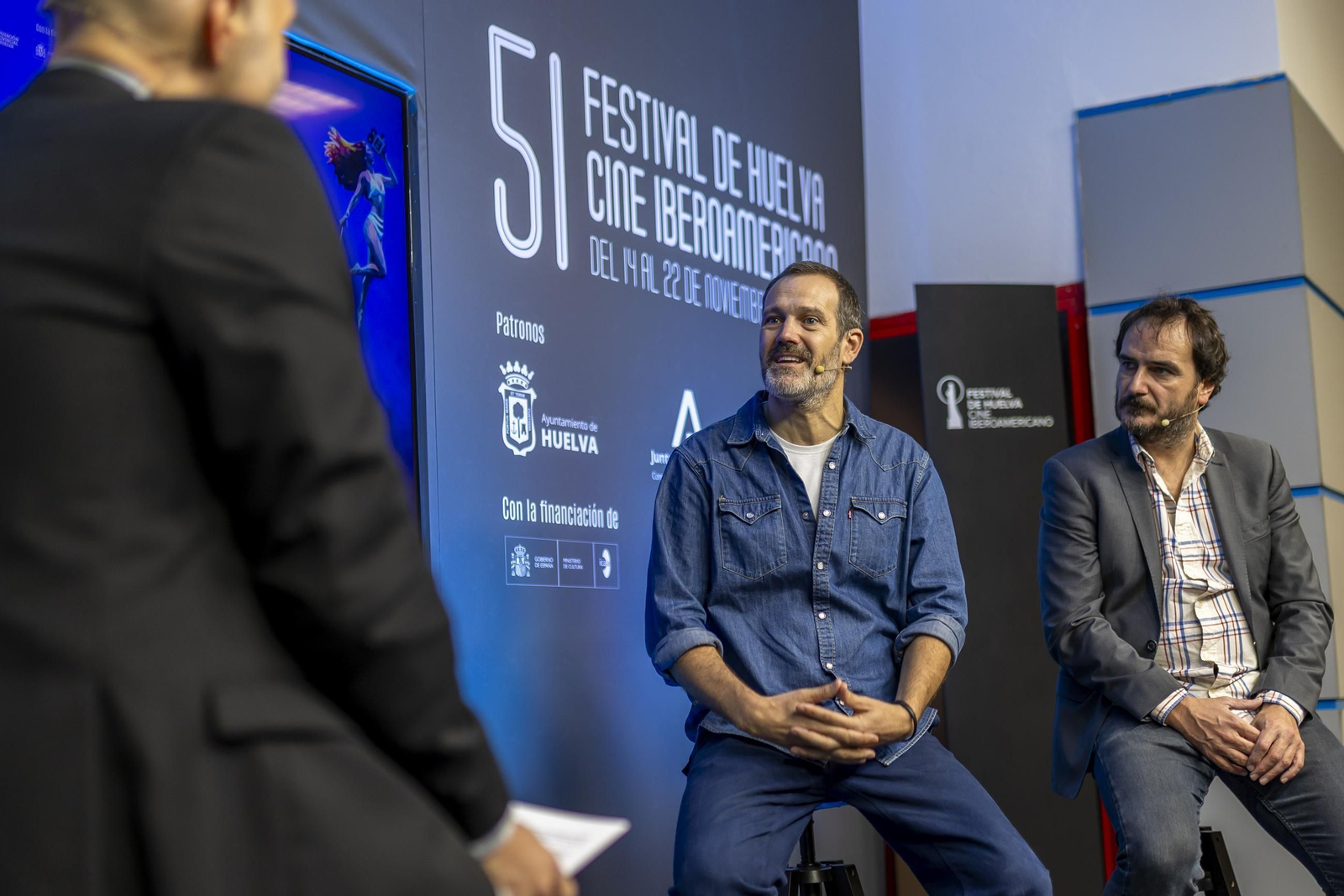 Los creadores de la película, en rueda de prensa.