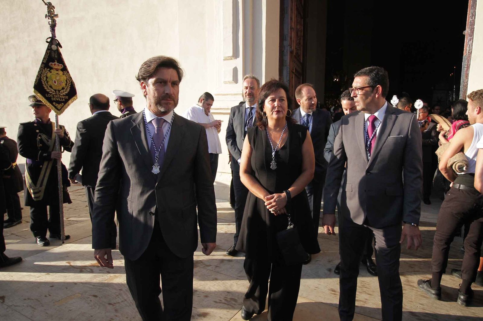 Imágenes del Señor de Pasión en la procesión del centenario de la hermandad