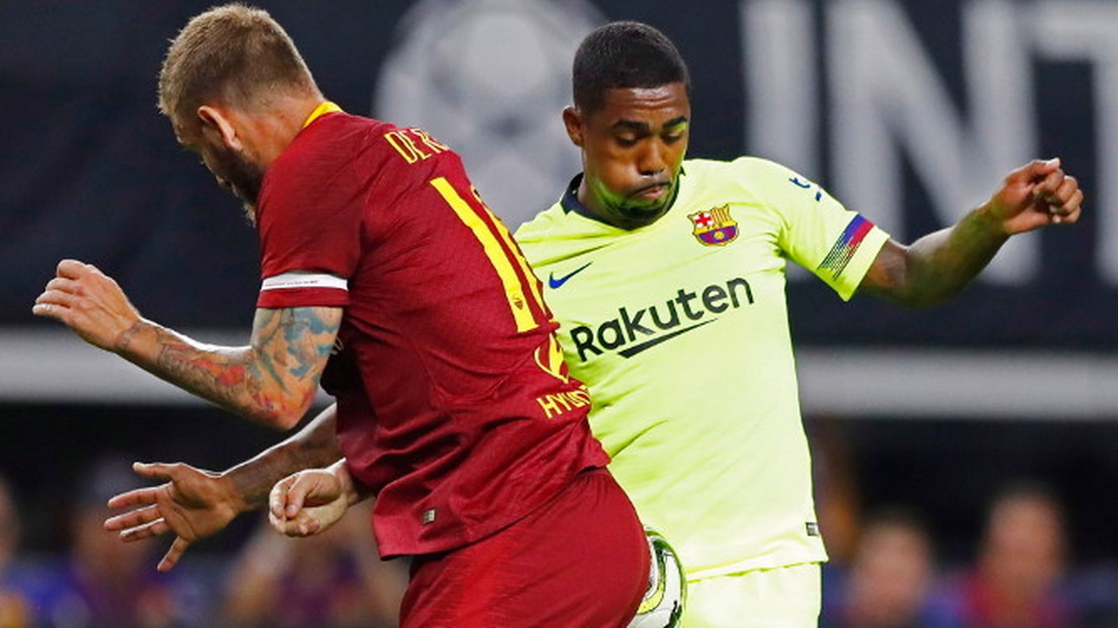 Malcom, en un lance del partido.