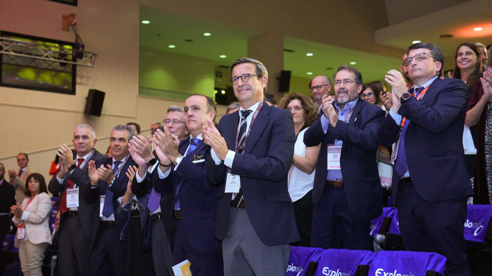 Francisco Paéz y Jorge Paradela, en el Salón Internacional de la Minería.