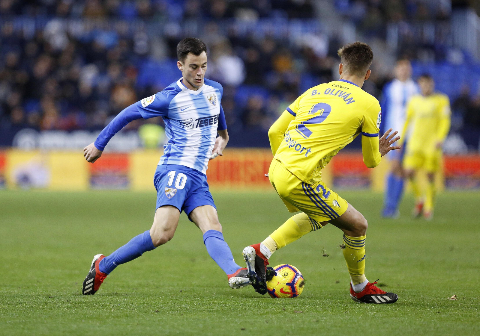 Las mejores imágenes del Málaga CF - Cádiz