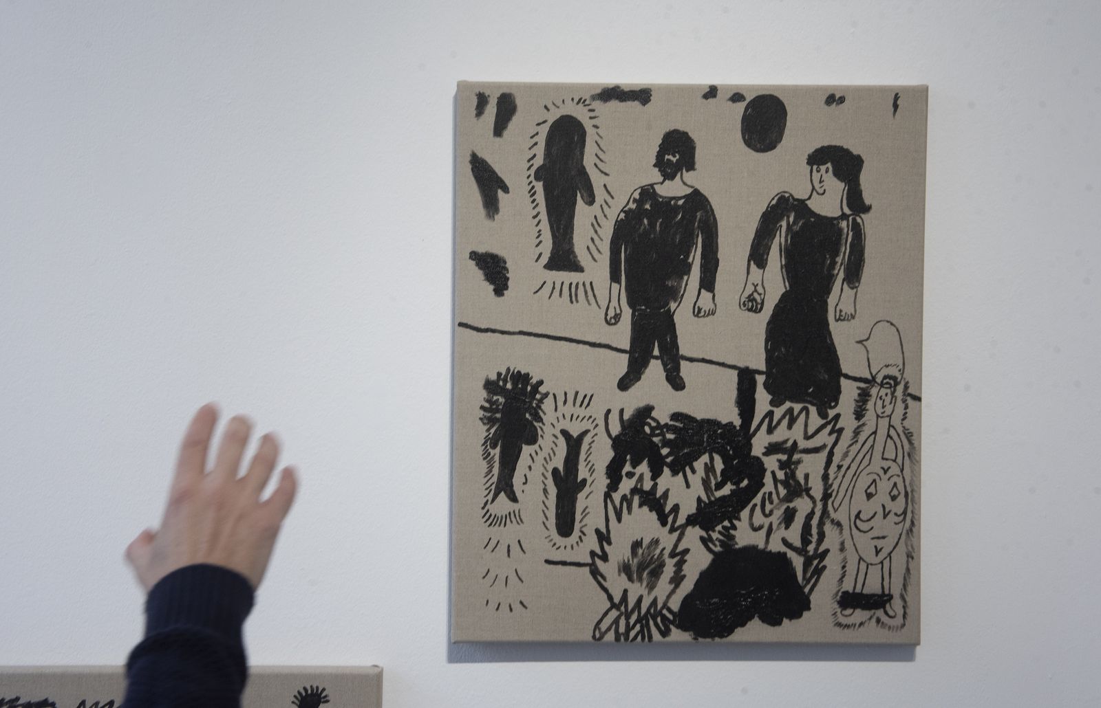 Imágenes de la exposición del artista brasileño, Narowé