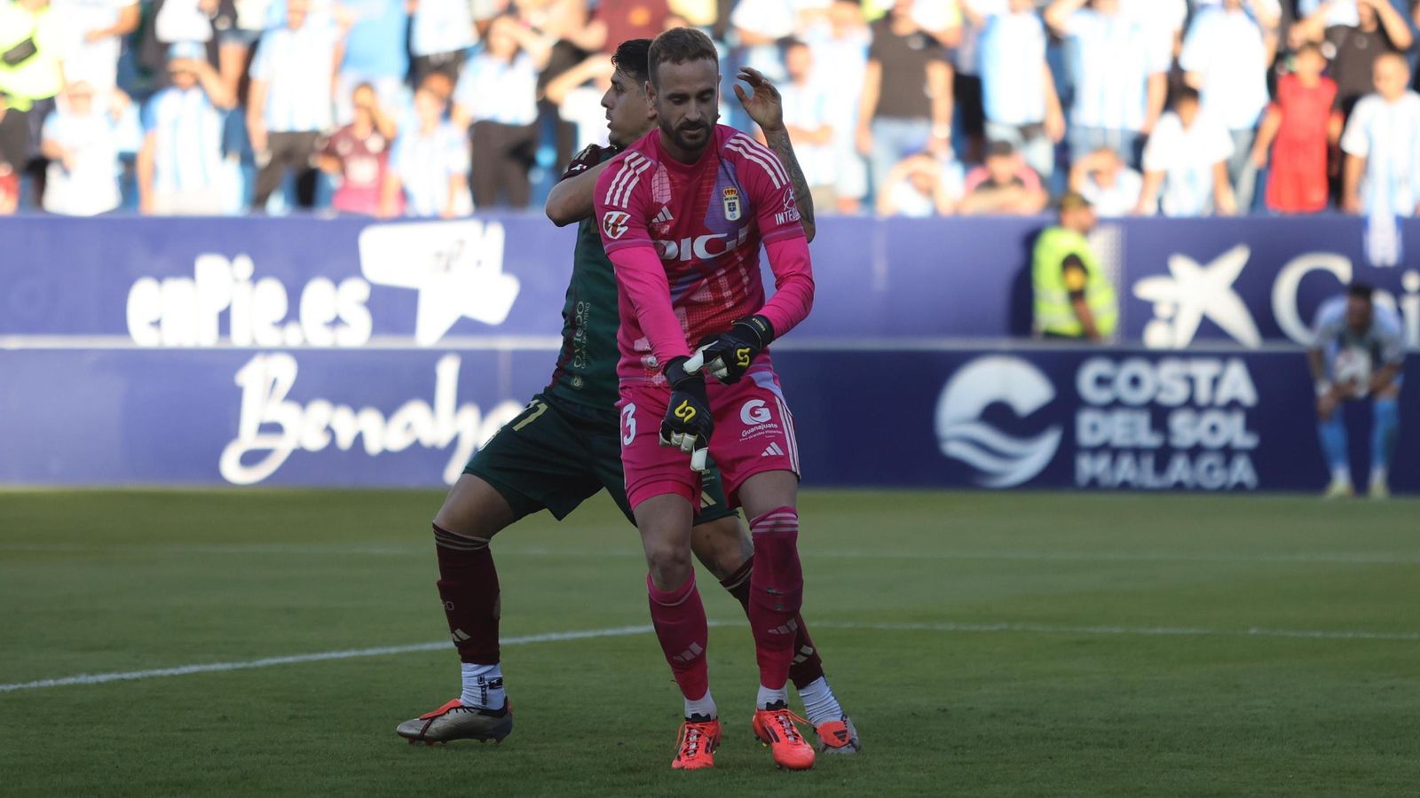 El Málaga CF-Real Oviedo, en fotos