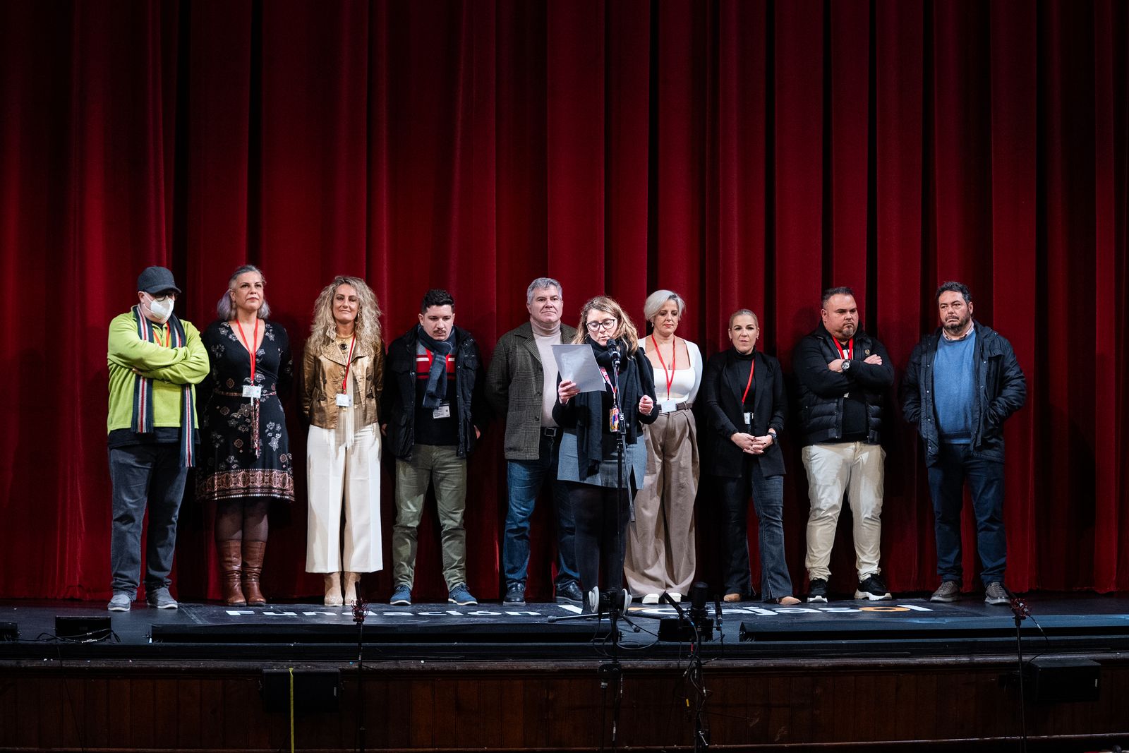 El jurado oficial de la cantera.