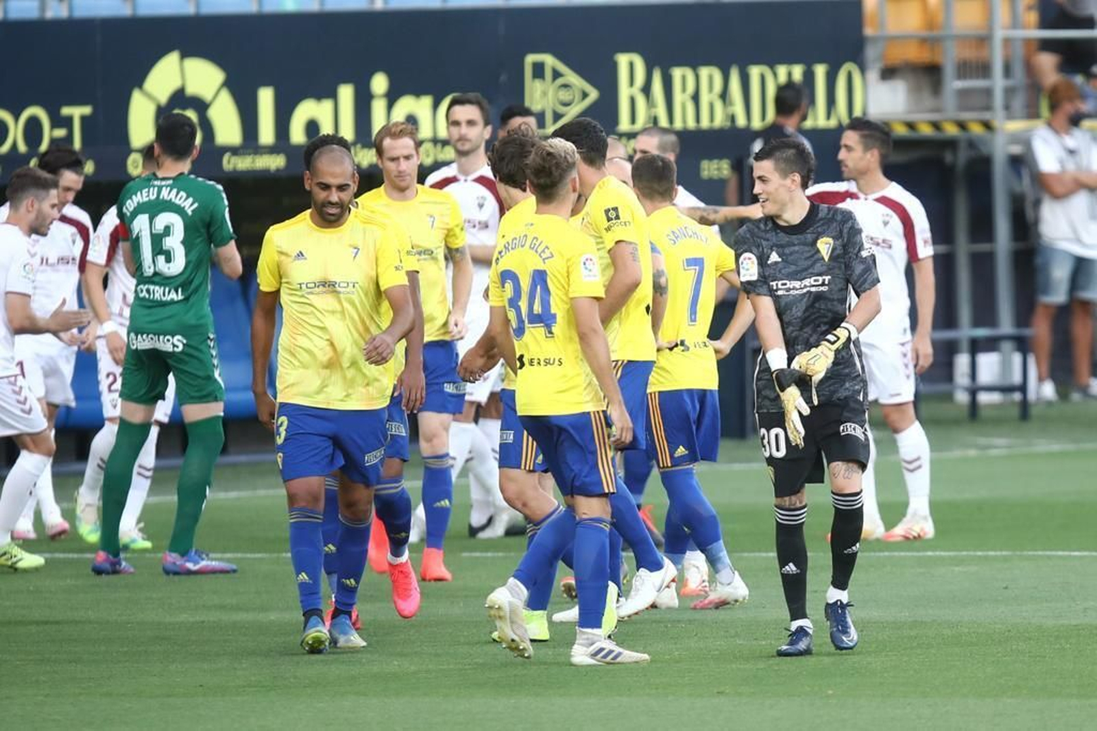 Las imágenes del Cádiz CF-Albacete