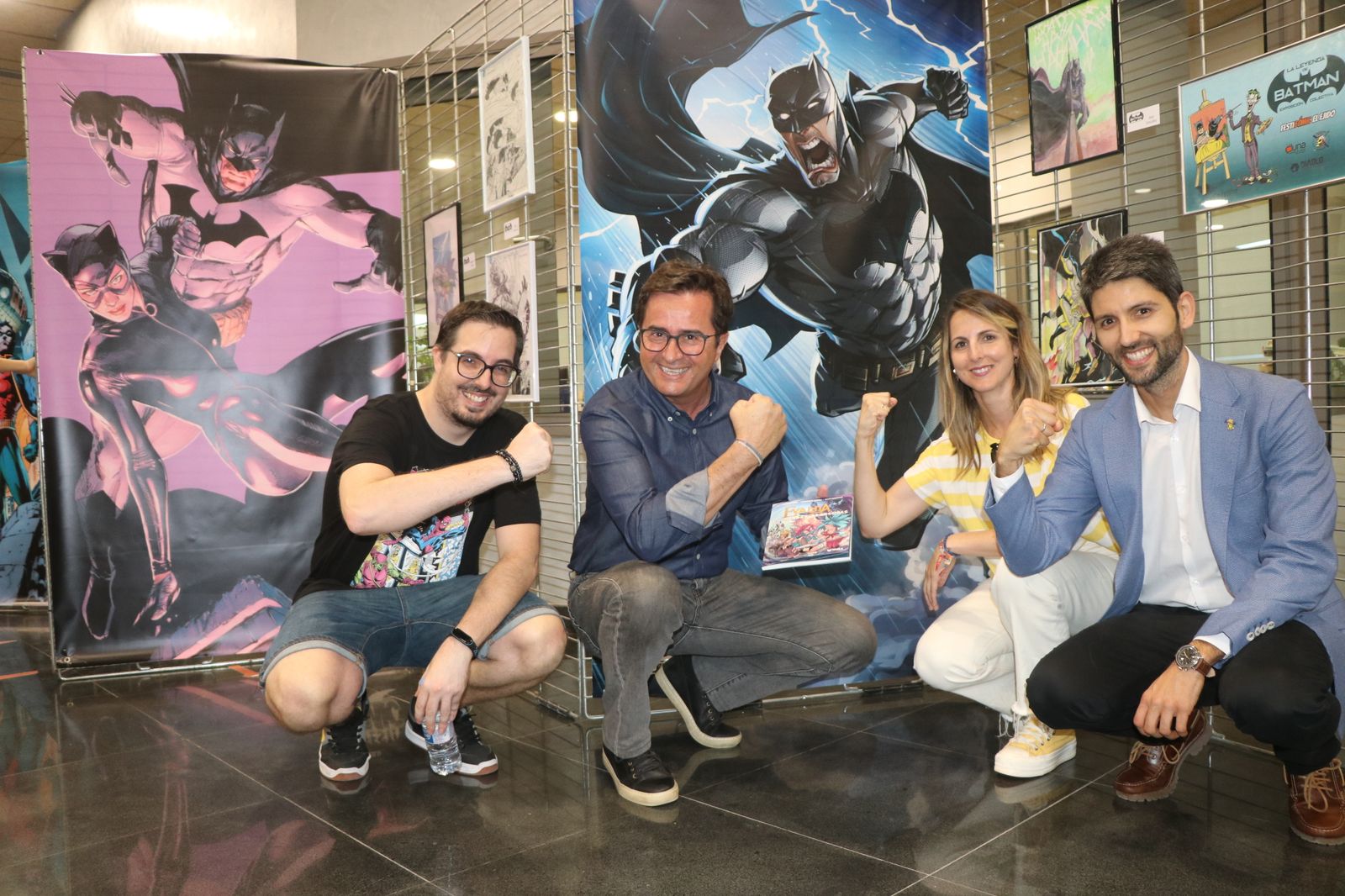 Francisco Góngora, alcalde de El Ejido, visitaba el Festicómic.