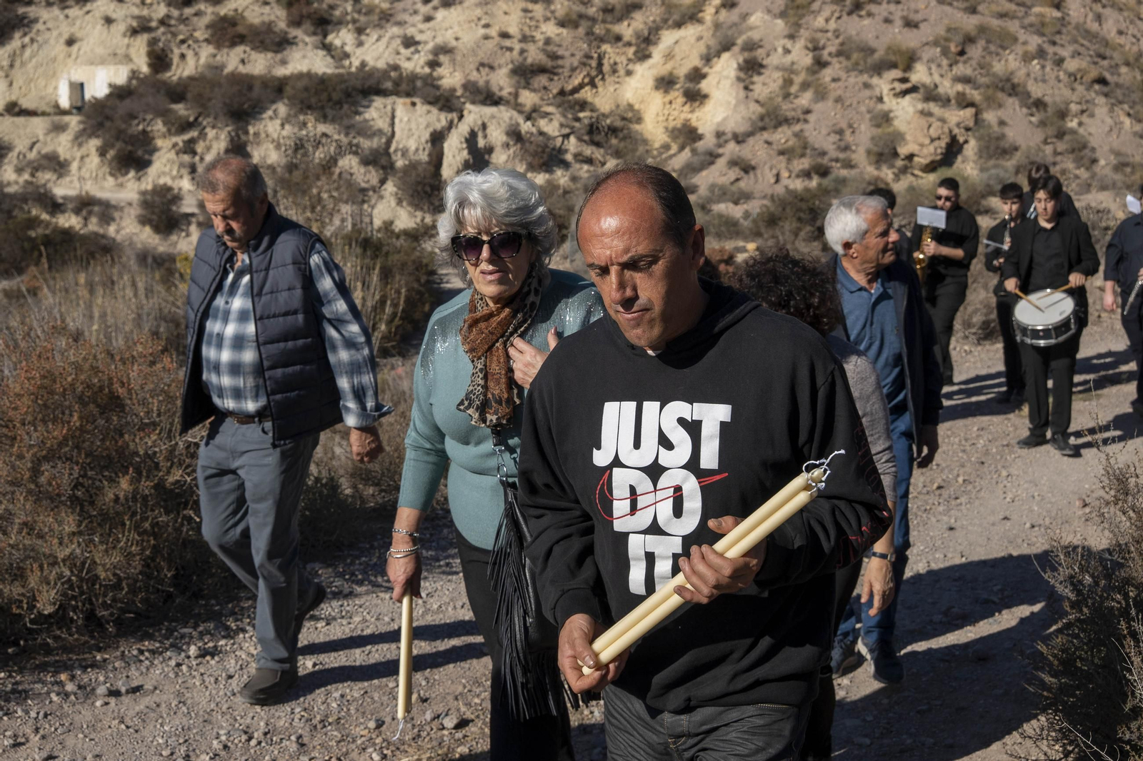 Las imágenes de la romería en Cuevas de Los Úbeda