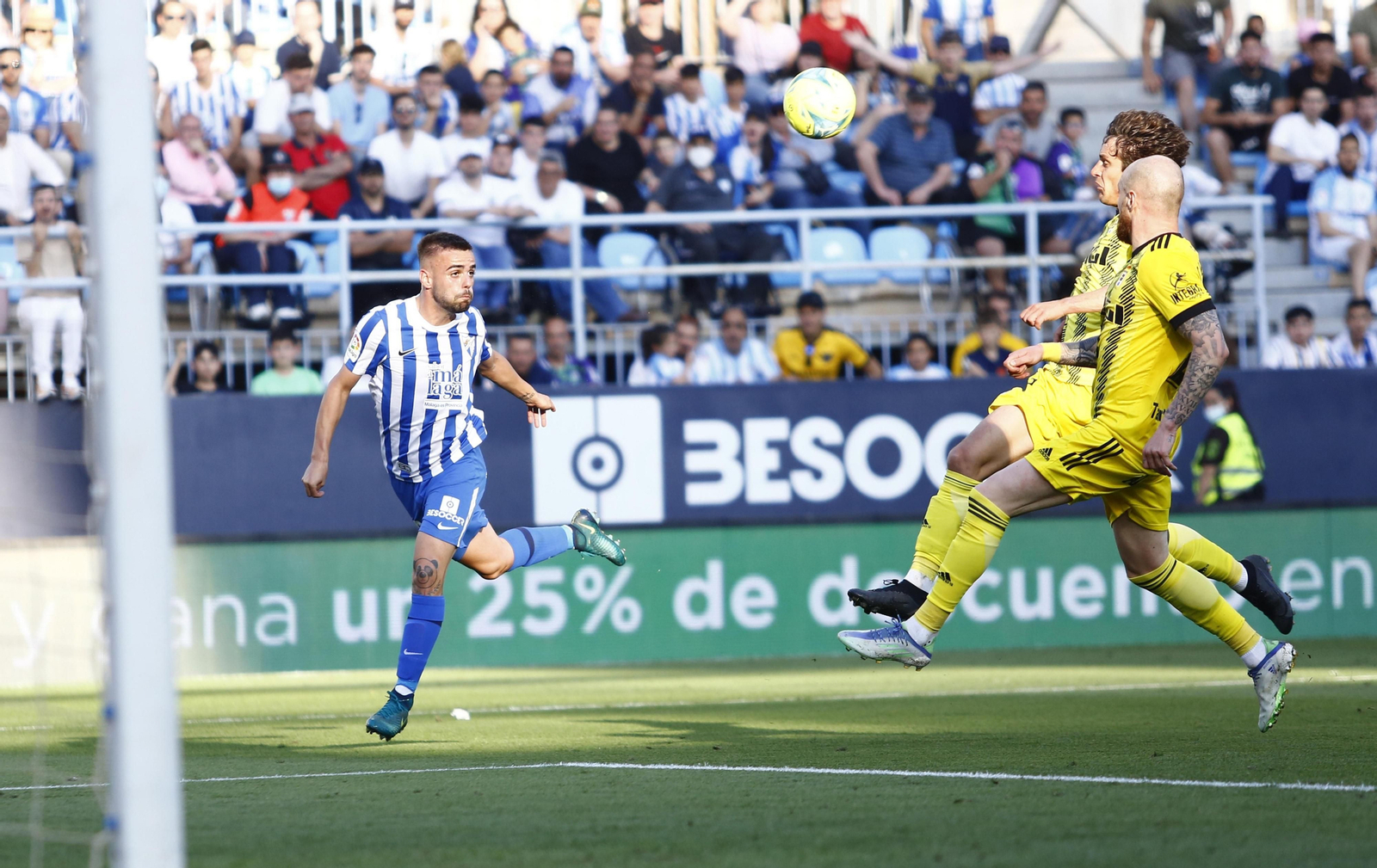 Ismael Casas, en La Rosaleda