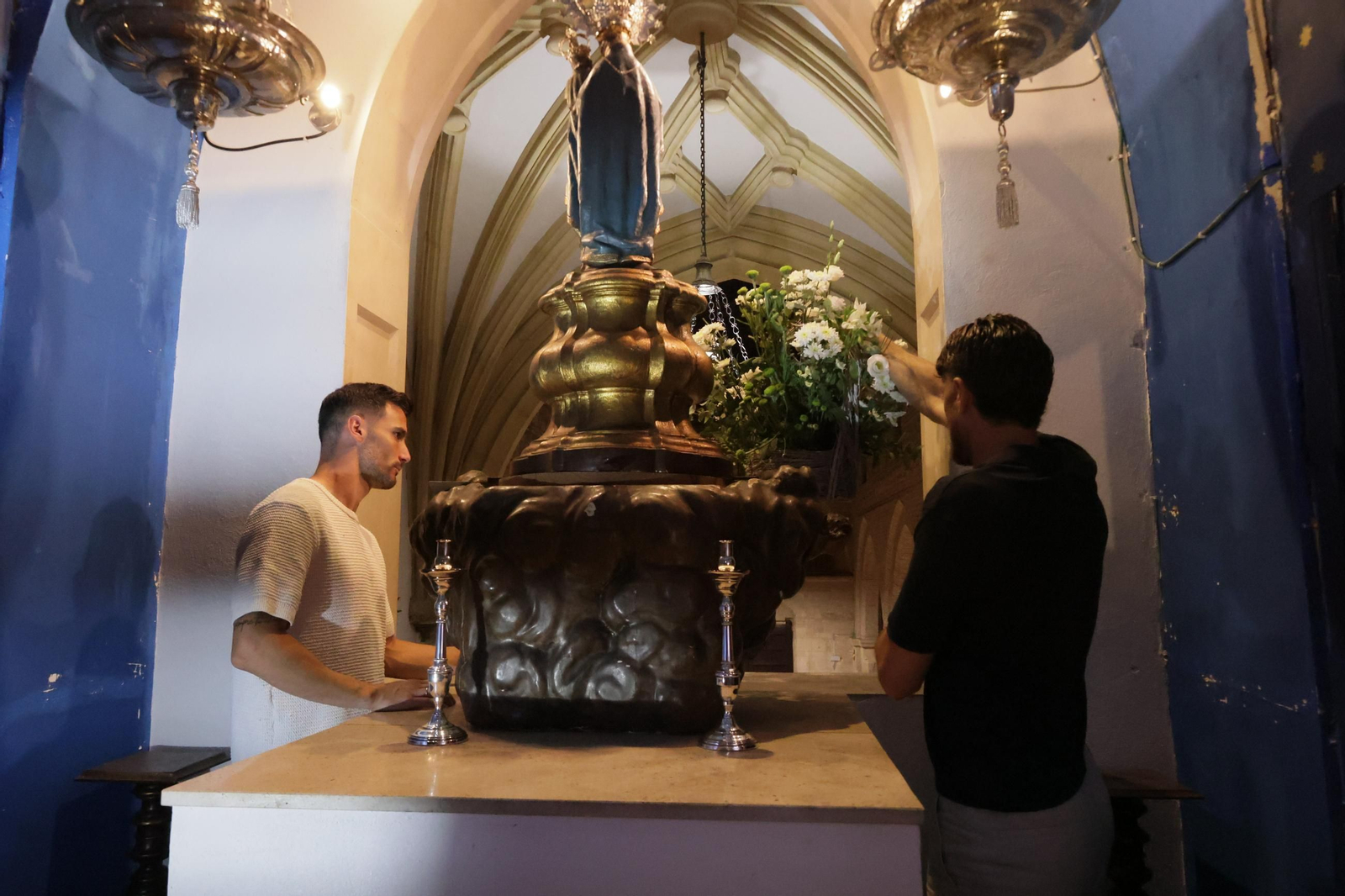 Las fotos de la visita del Córdoba CF al Santuario de la Virgen de La Fuensanta
