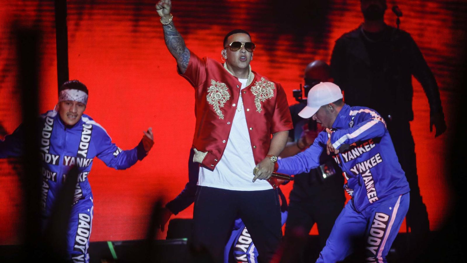Daddy Yankee en concierto.