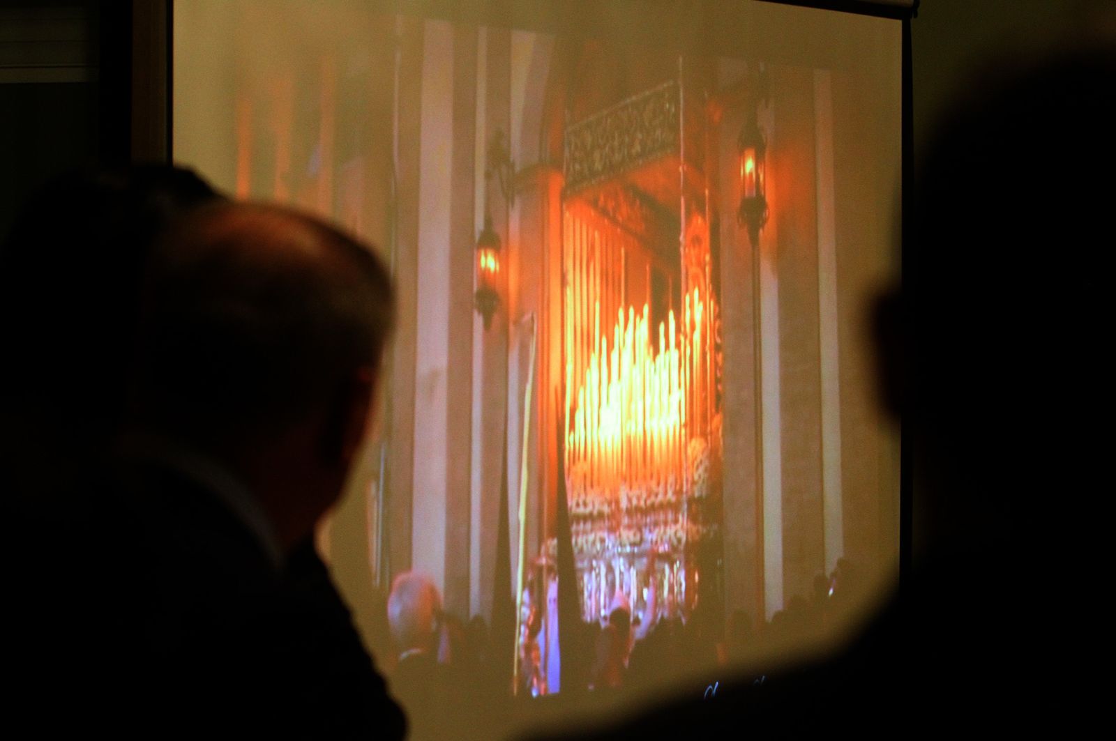 Imágenes de la presentación del cartel de la Semana Santa 2018