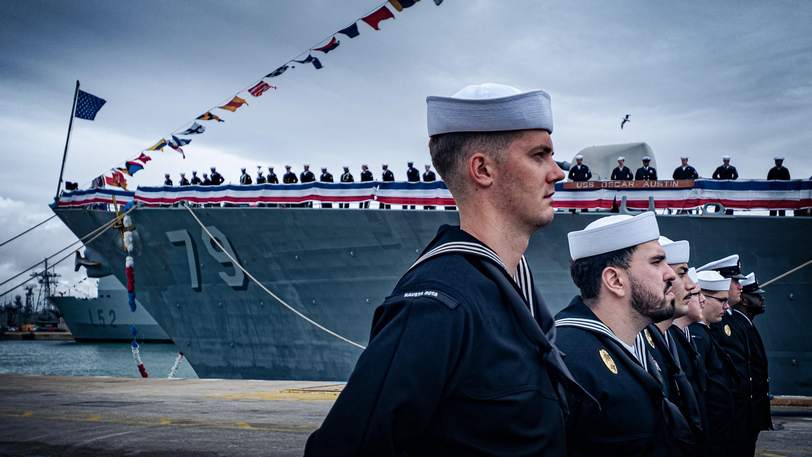 Marines de la Armada de EEUU en la Base de Rota