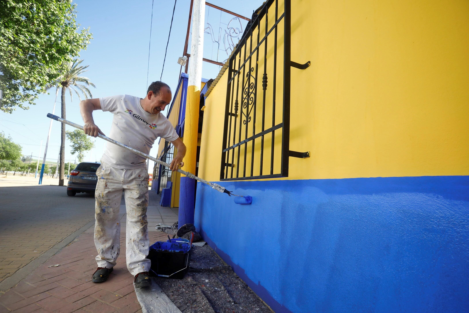 El inicio de los preparativos de la Feria de Córdoba 2023, en imágenes