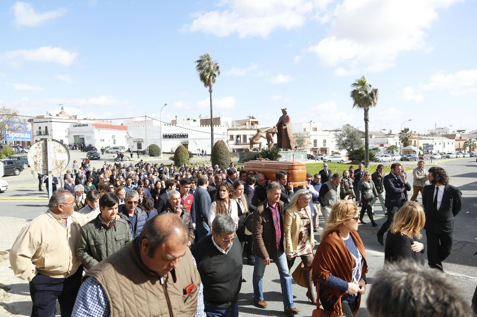 Las imágenes del funeral de Ángel Peralta