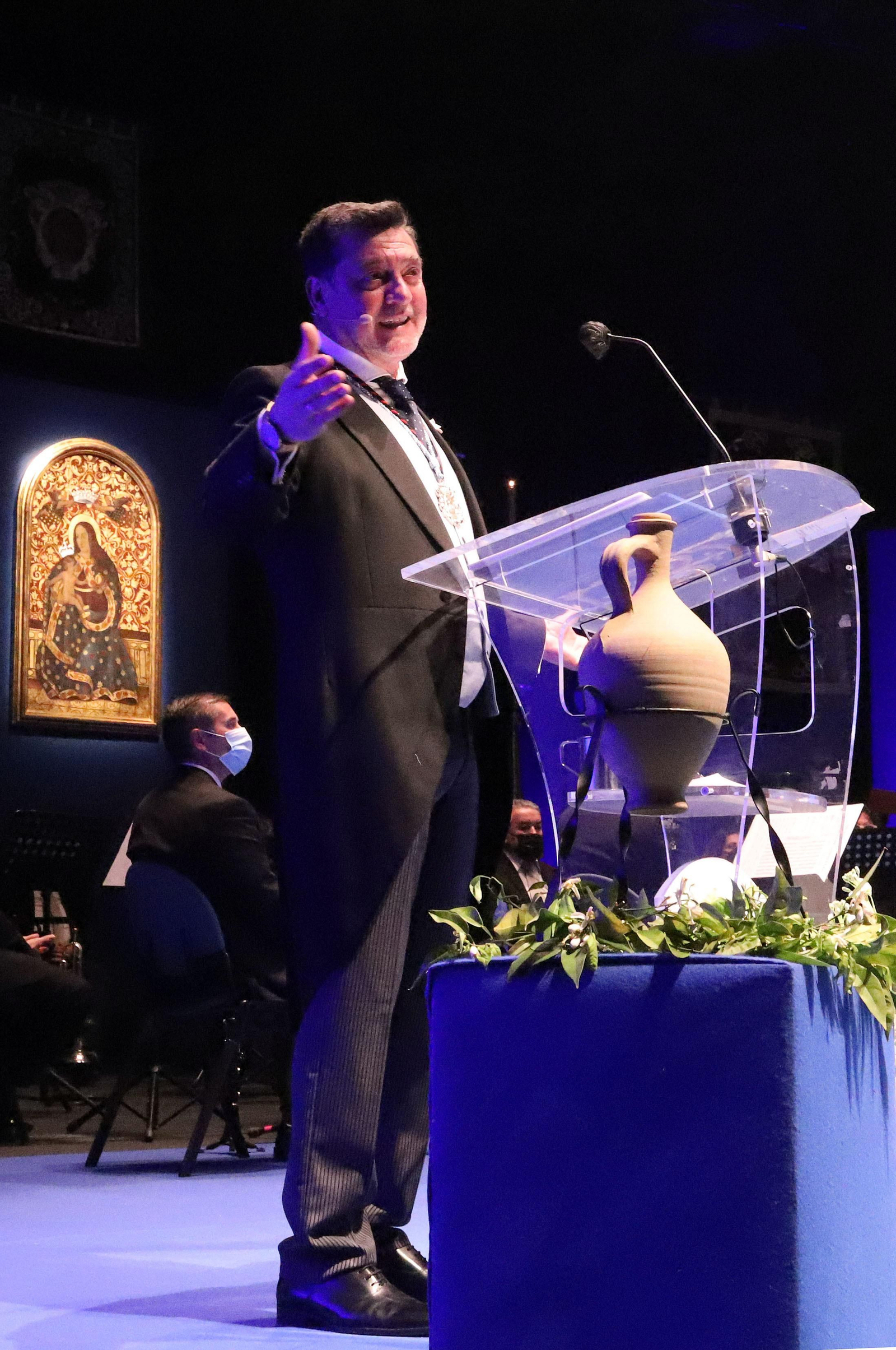 Imágenes del Pregón de la Semana Santa de Huelva 2021 de Eduardo Sugrañes