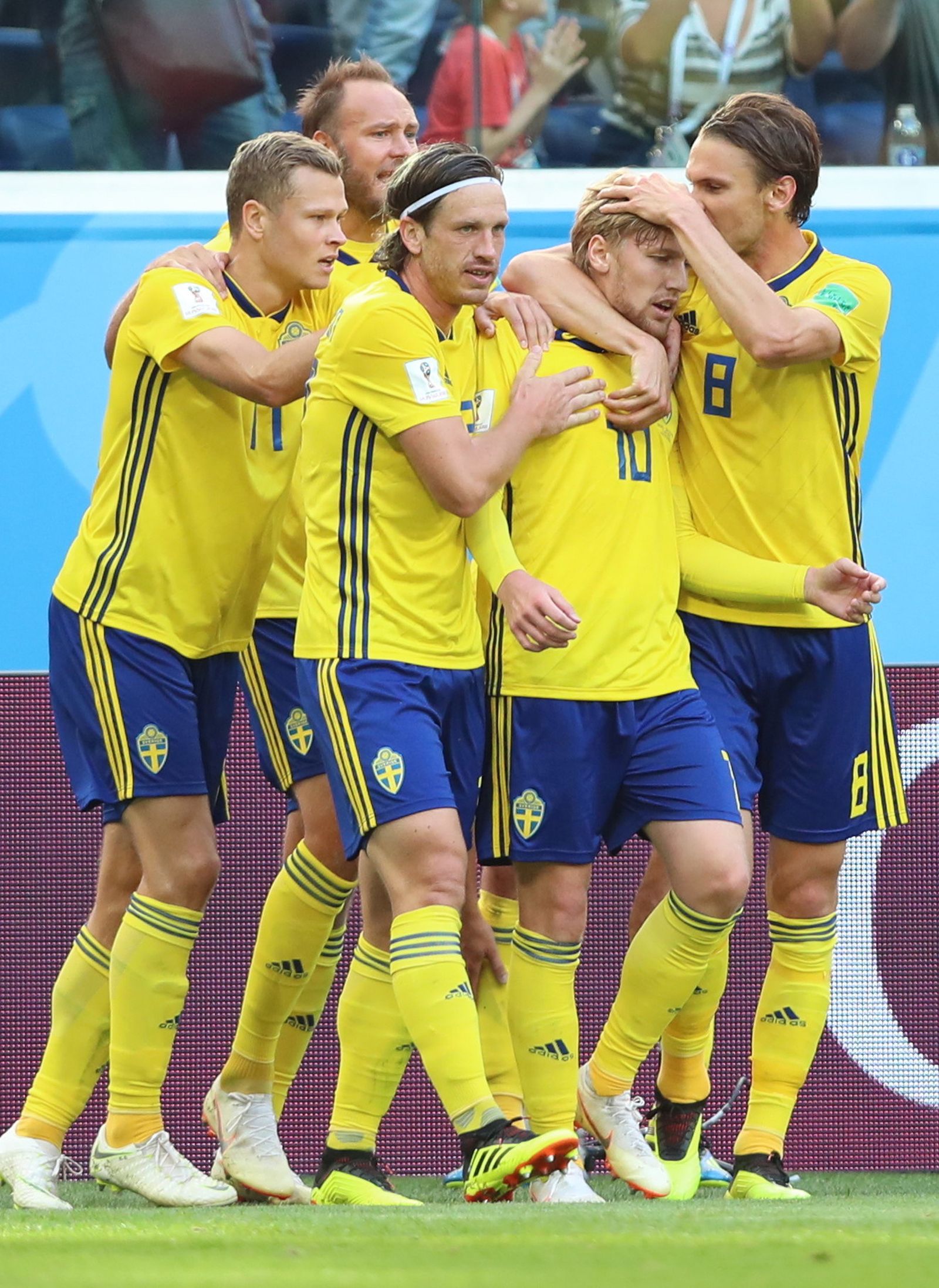 Las imágenes del Suecia-Suiza