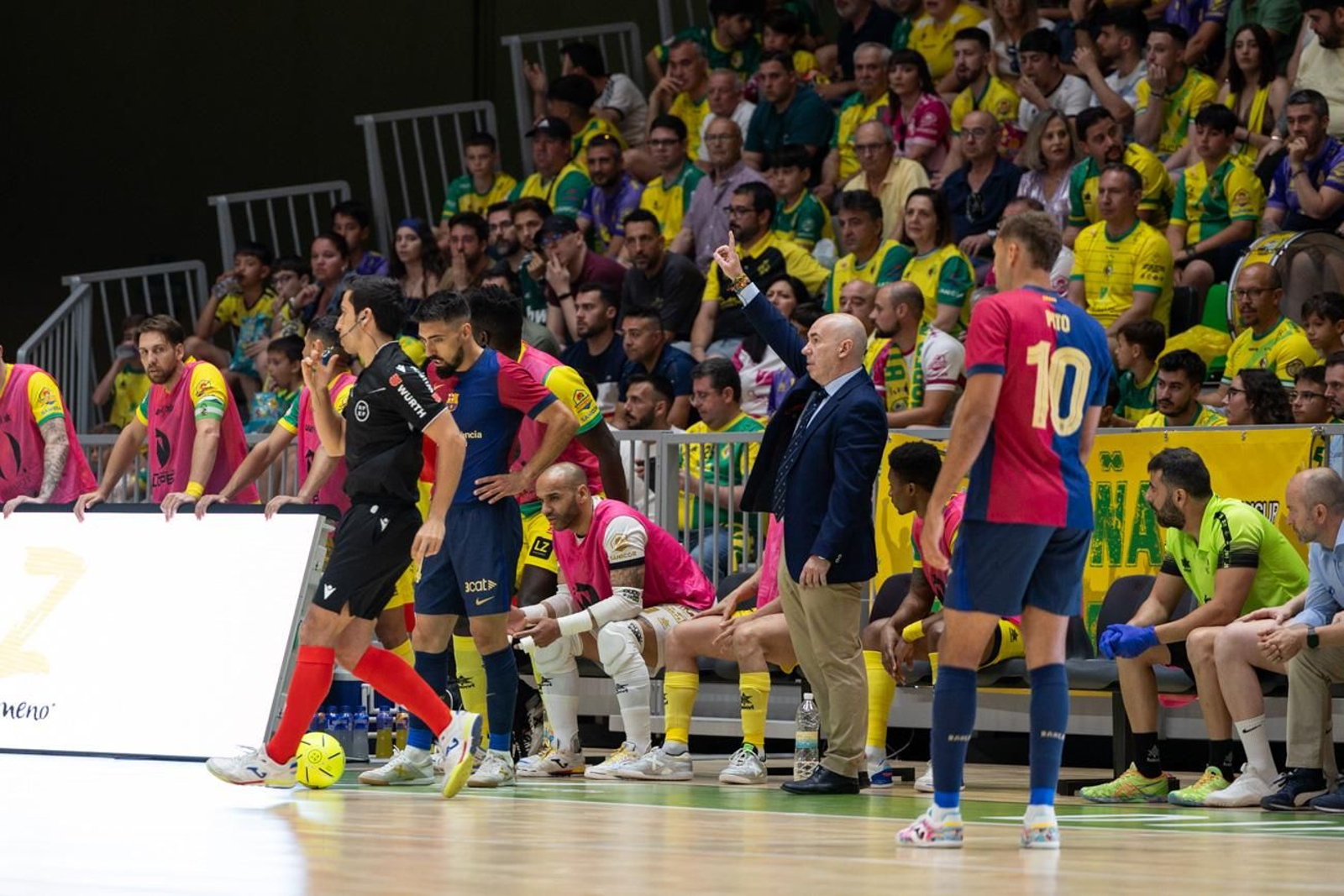 El triunfo del Barça ante el Jaén FS en el Olivo Arena