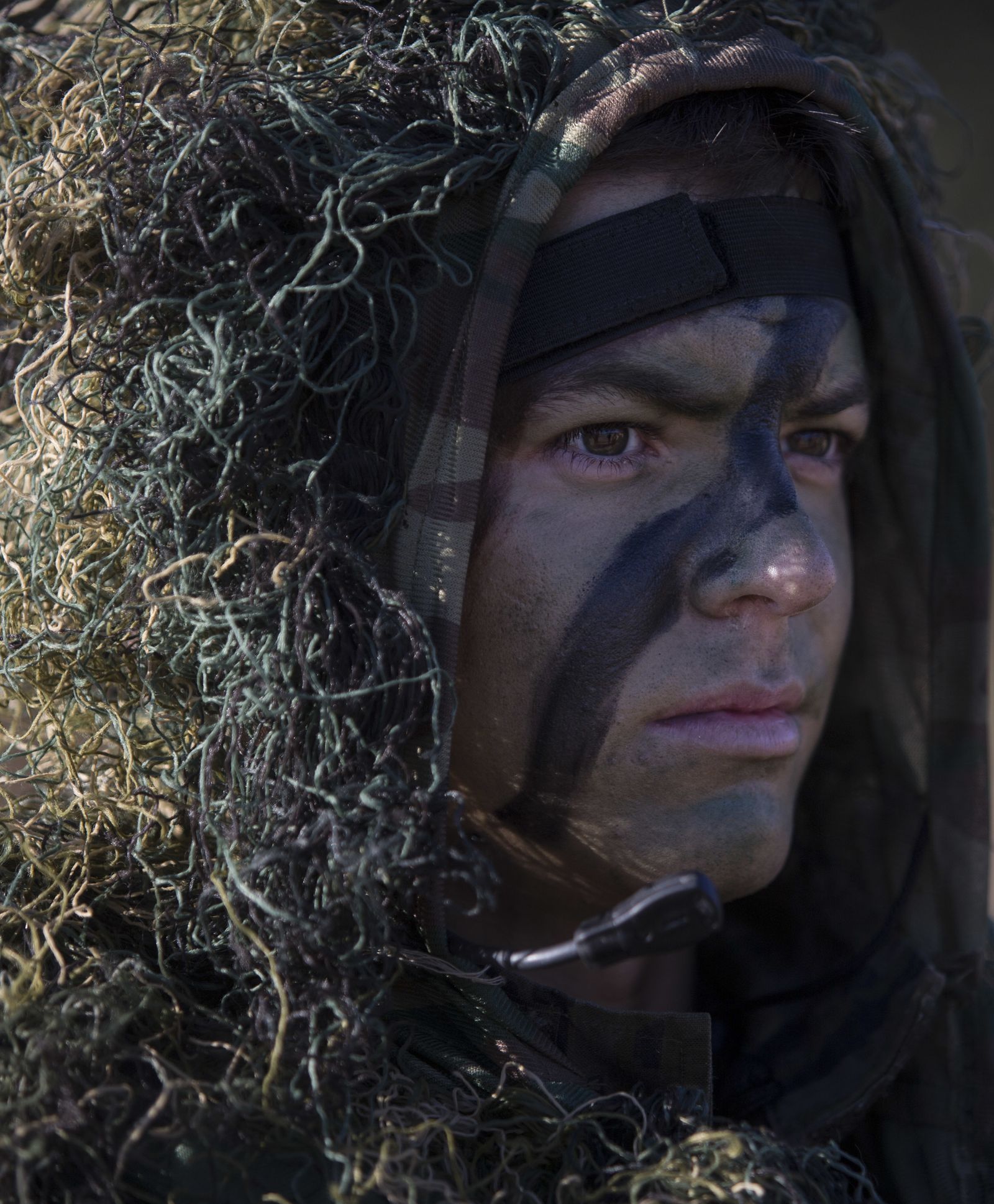 Maniobras del Ejército con destino a Letonia en Cerro Muriano