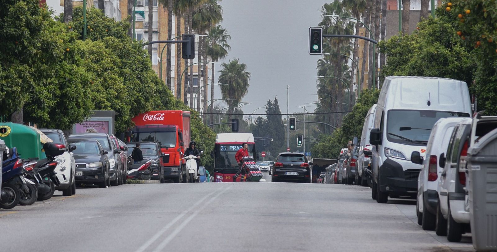 La avenida Ingeniero La Cierva, en Su Eminencia.