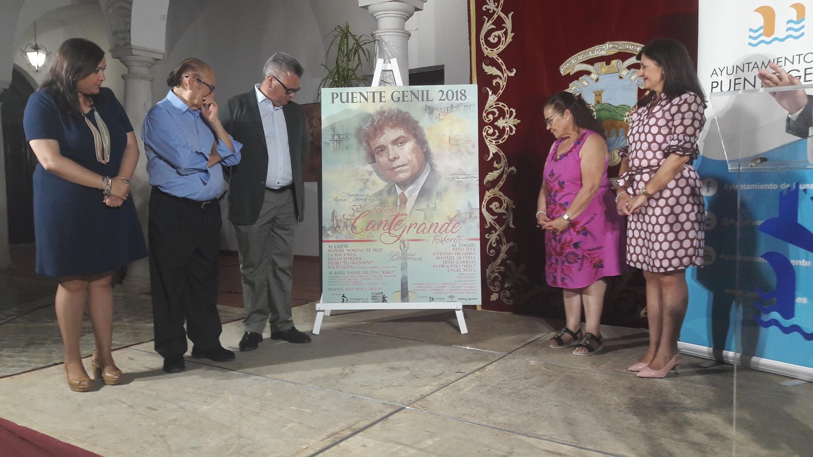 Presentación del cartel de la próxima edición del Festival de Cante Grande de Puente Genil.