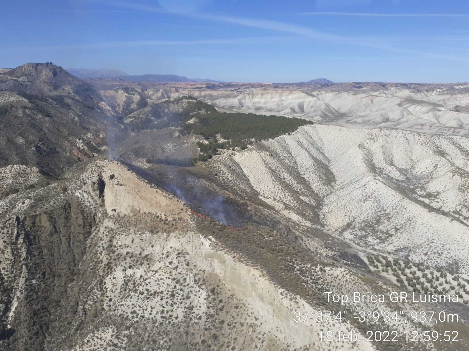Incendio en Alicún de Ortega