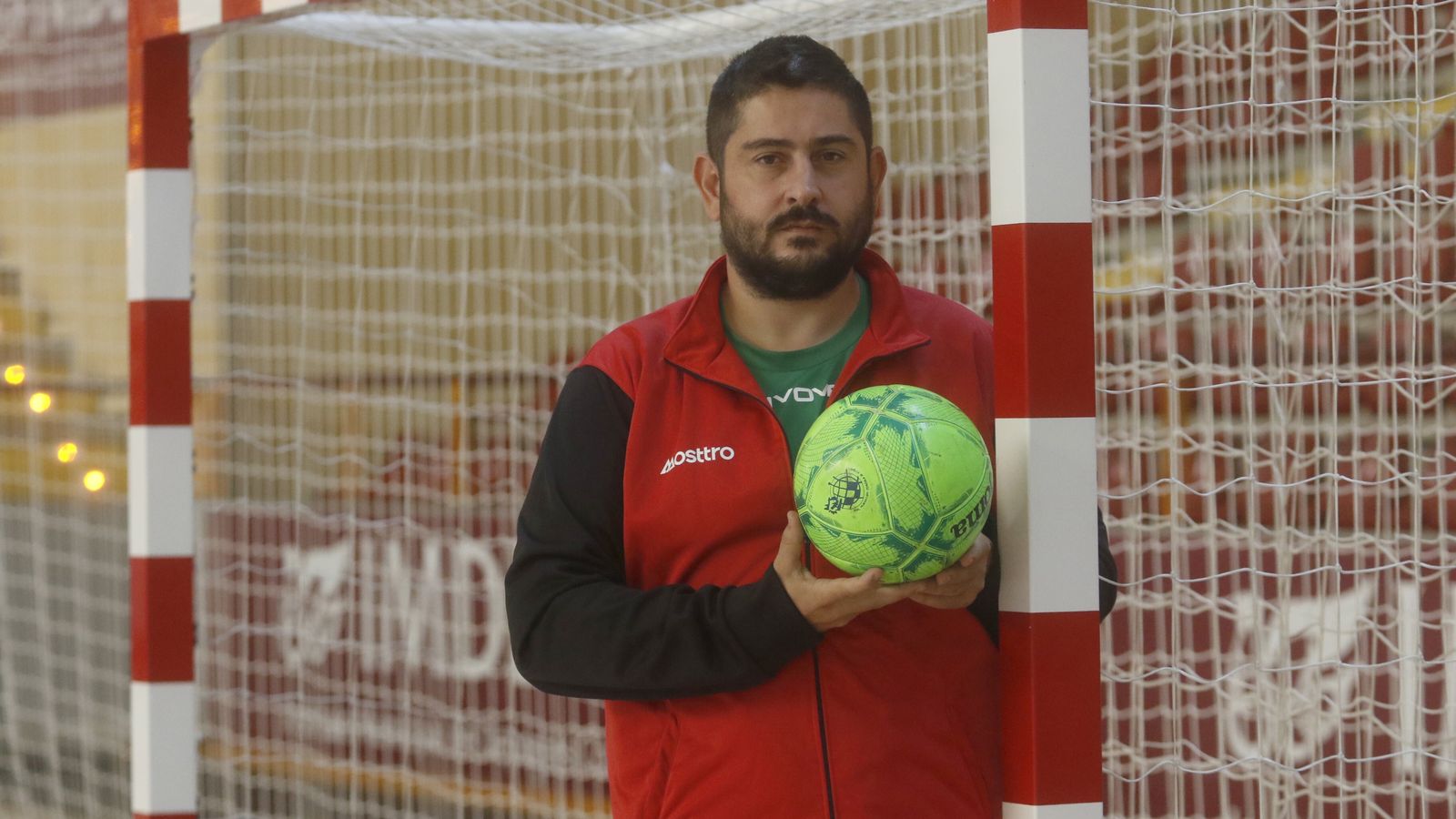 Josan, en una de las porterías de Vista Alegre.