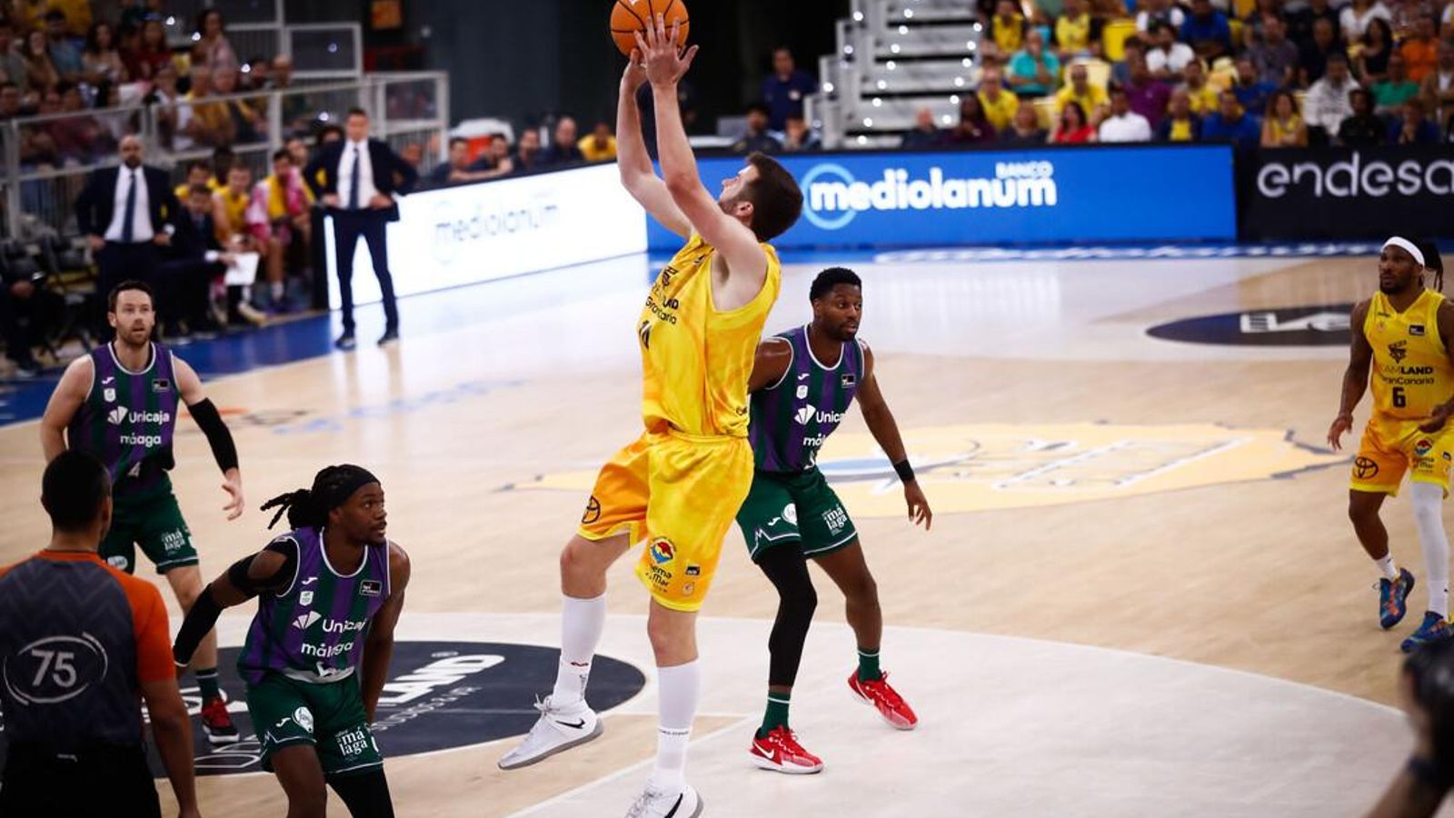 El Gran Canaria-Unicaja, en fotos
