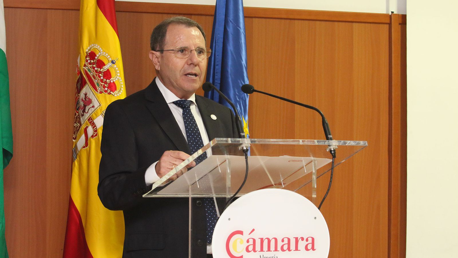 Jerónimo Parra, presidente de la Cámara de Comercio de Almería