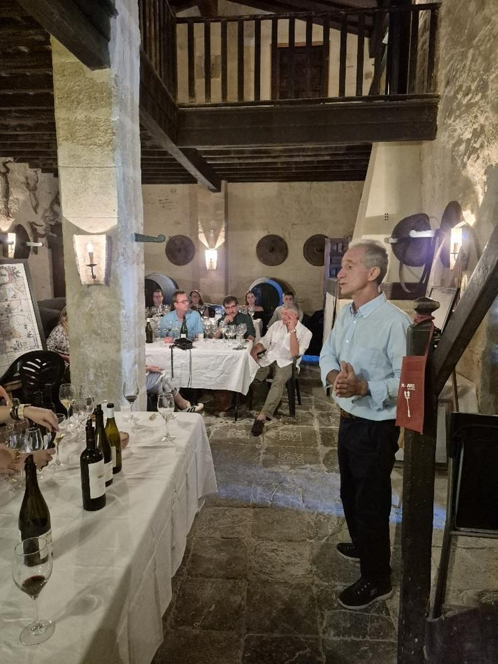 Cata de Bodegas Muga y Santa Petronila en el hermanamiento de Haro y Jerez