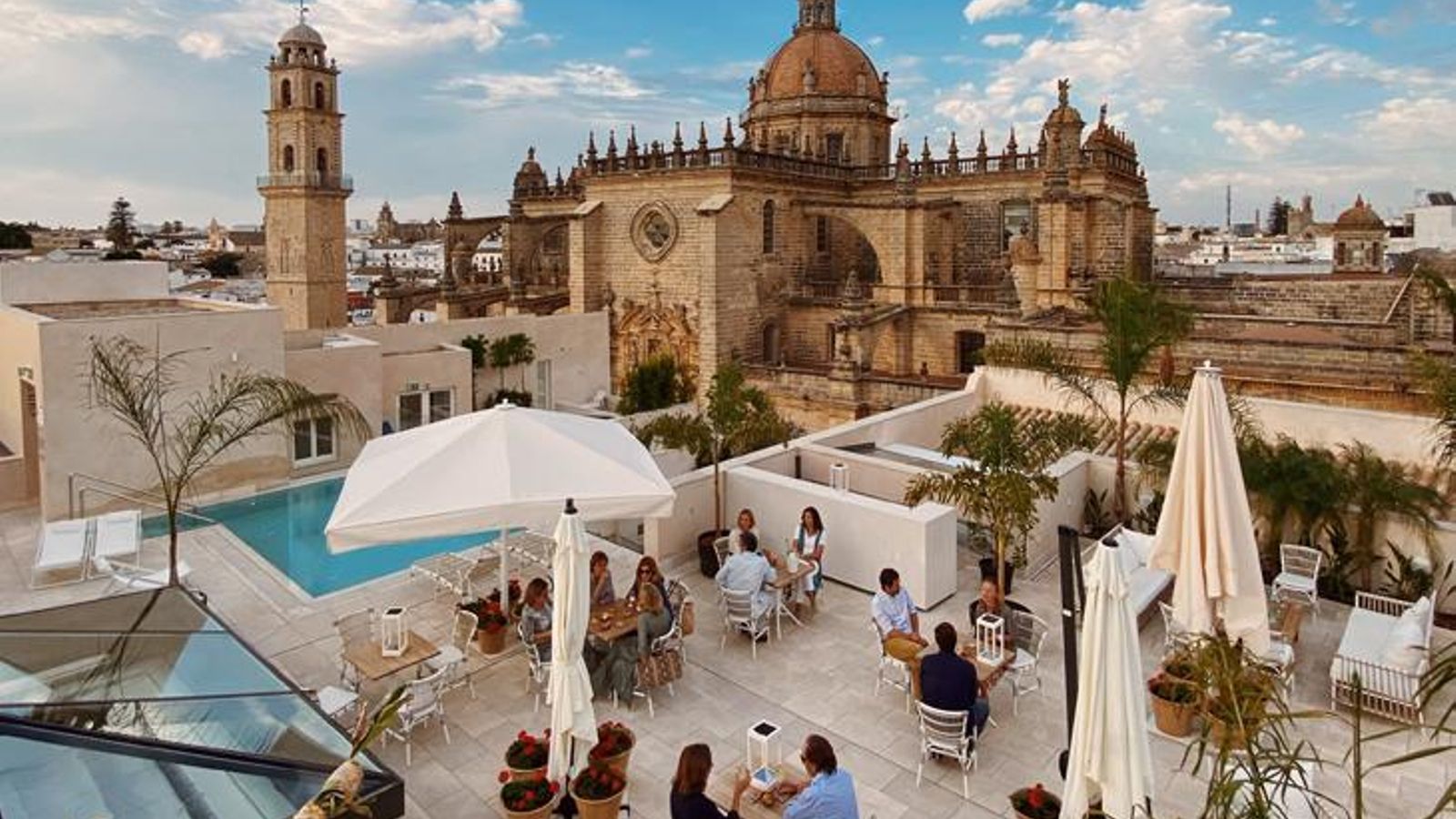 Vistas desde el Hotel Bodega Tio Pepe, donde se hospedaba el torero Juan Ortega cuando canceló su boda.