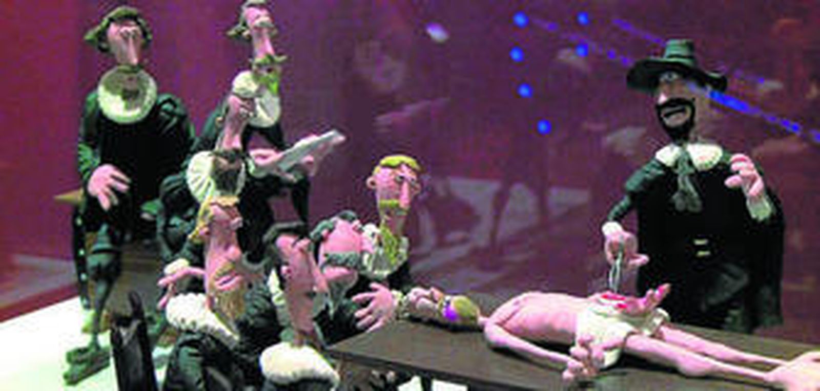 Diorama de la exposición 'Plastihistoria de la Ciencia'