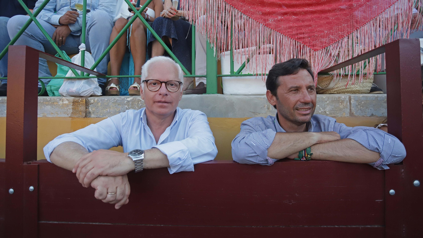 Ambiente en la corrida del viernes de la Feria de La Línea