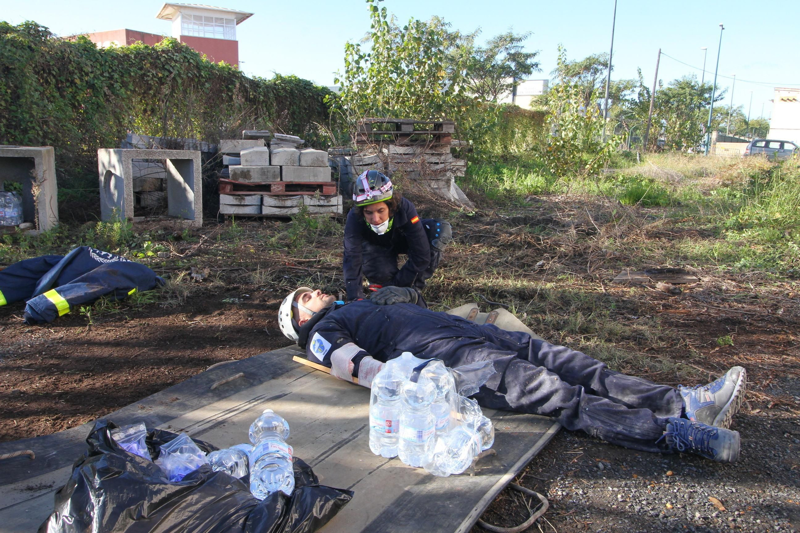 Imágenes del curso Asistencia Sanitaria en Catástrofes de Bomberos Unidos Sin Fronteras